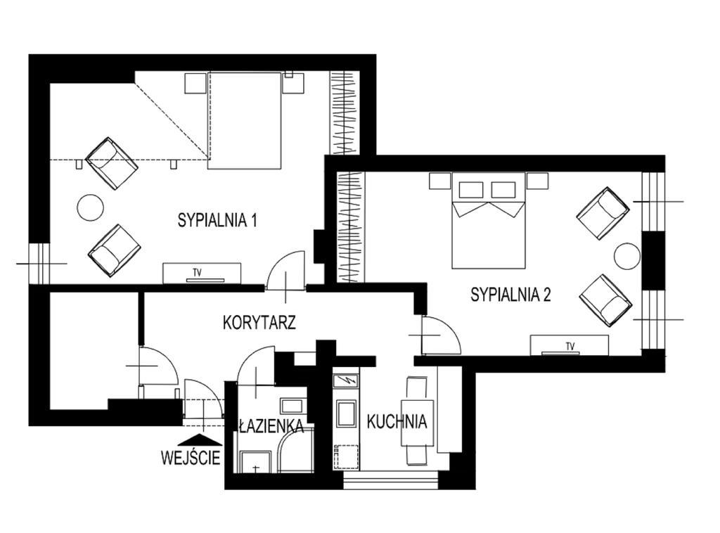 Dk Apartament Stare Miasto Lägenhet Olsztyn  Exteriör bild
